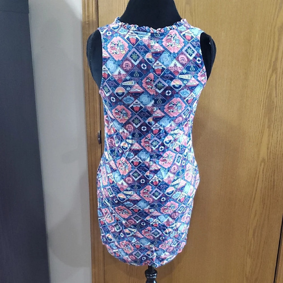 Disney Cruise Blue and Pink Halter Mickey Minnie Sundress - Picture 6 of 7